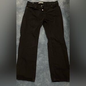 black straight leg pacsun jeans